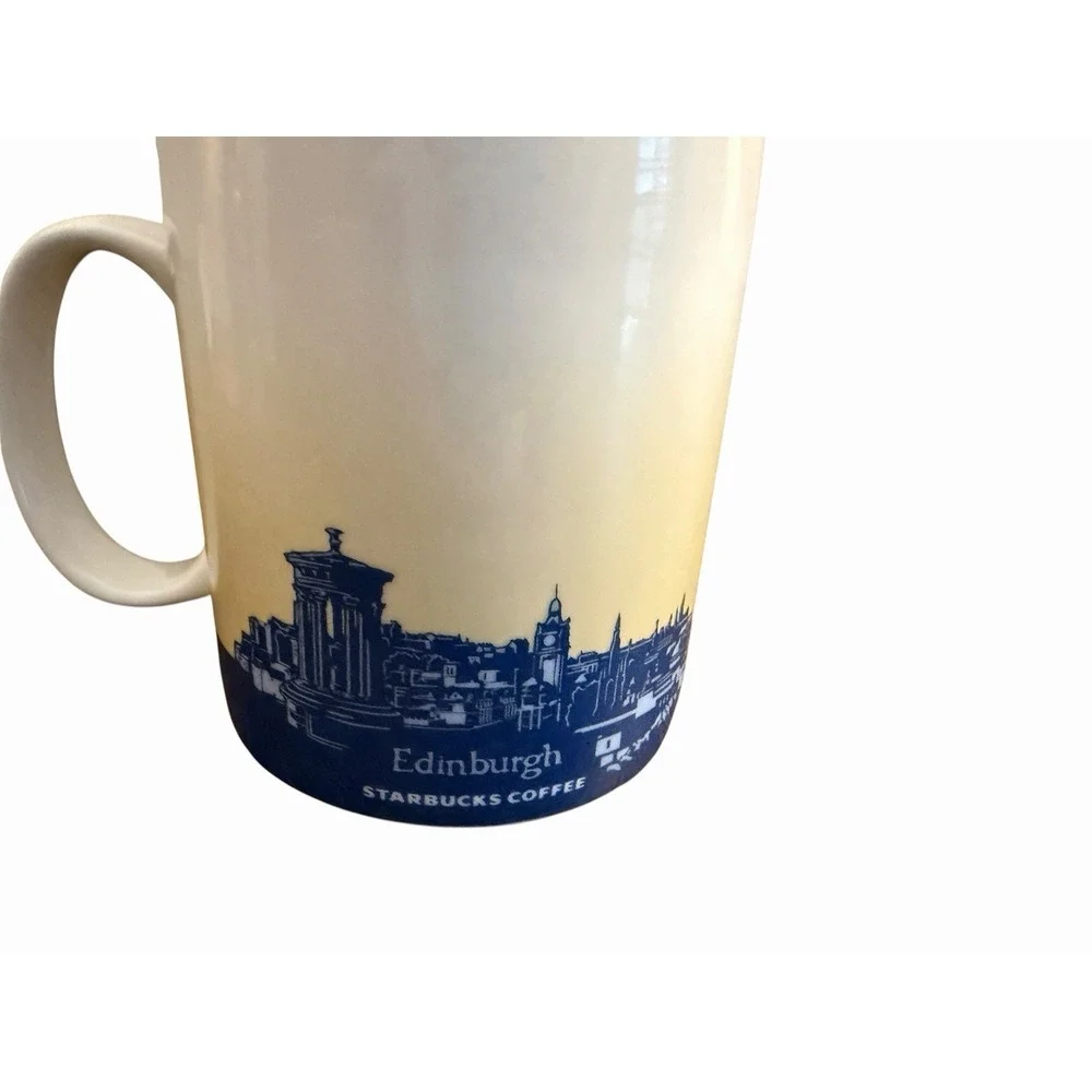 Starbucks Edinburgh Scotland Icon Mug 2009 Rare Original Version